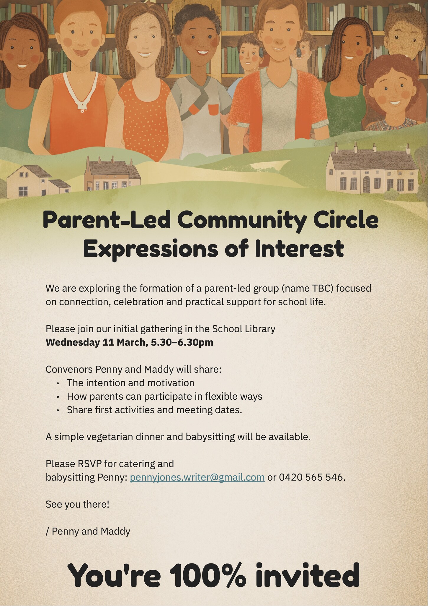 Parent led circle ad